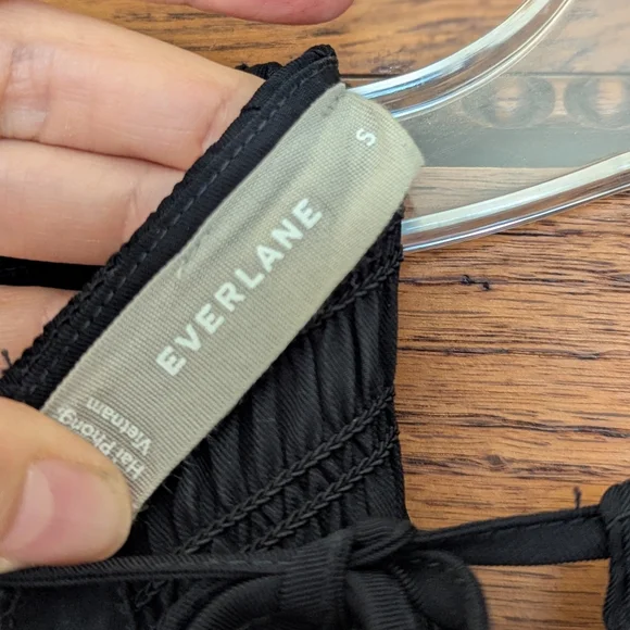 Everlane SMOCKED Midi Dress - Small - Picture 5 of 6